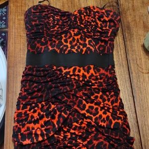 Forever 21 , small , red cheetah print